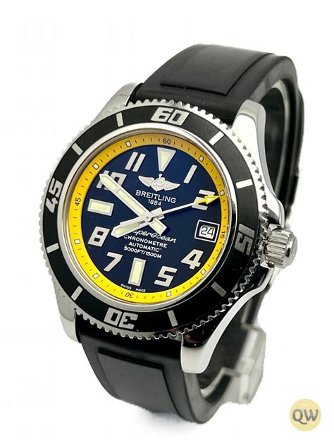 breitling superocean professional yellow|breitling superocean watch price.